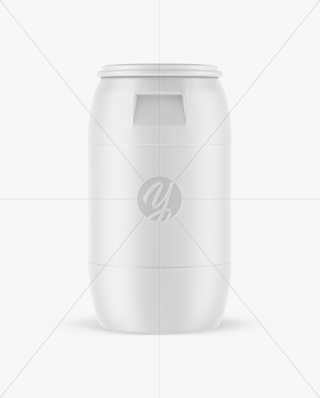 Matte Plastic Barrel Mockup