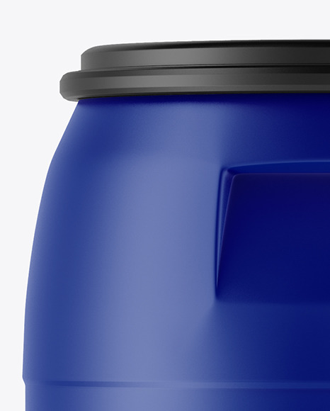 Matte Plastic Barrel Mockup