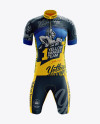 Men’s Cycling Kit mockup (Front View)