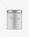 Matte Cosmetic Jar Mockup