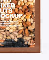 Kraft Box w/ Mixed Nuts Mockup