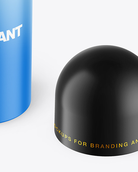 Plastic Matte Roll-On Deodorant Mockup