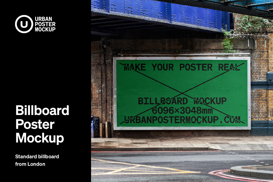 UPM 152 Billboard Poster Mockup UPM 152 Billboard Poster Mockup