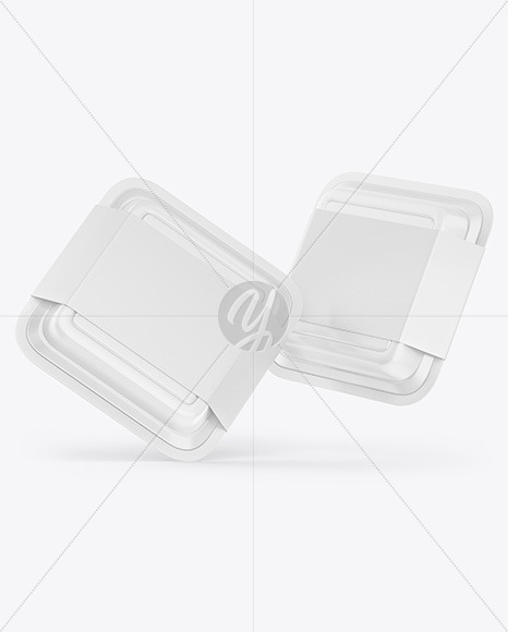 Two Food Containers Mockup