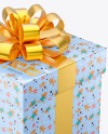 Glossy Gift Box Mockup Glossy Gift Box Mockup