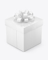 Glossy Gift Box Mockup Glossy Gift Box Mockup