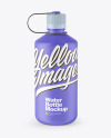 Matte Water Bottle Mockup