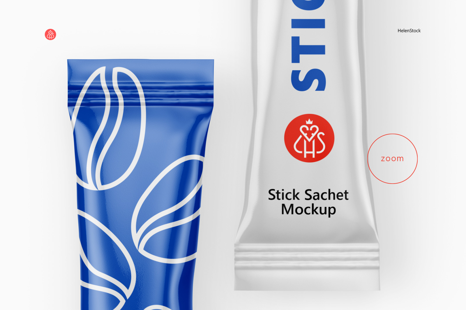 Stick Sachet Mockups - Top View