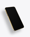 Apple iPhone 12 Pro Max Gold Mockup