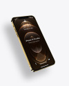 Apple iPhone 12 Pro Max Gold Mockup