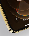 Apple iPhone 12 Pro Max Gold Mockup