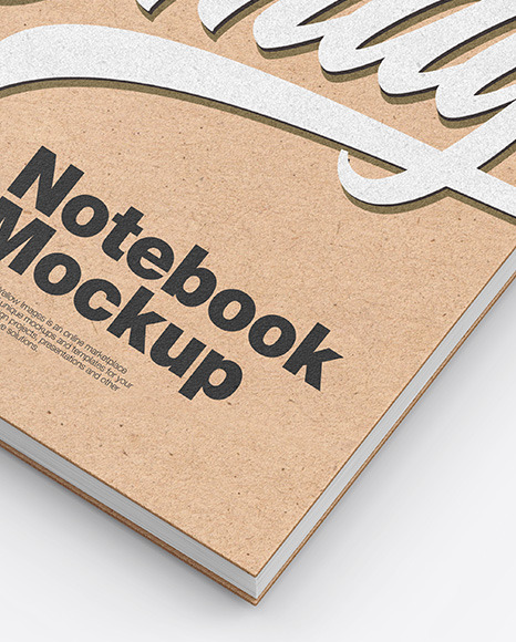 Kraft Notebook Mockup