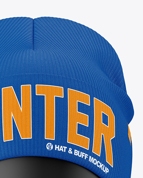 Winter Hat & Buff Mockup Winter Hat & Buff Mockup