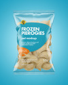 Plastic Bag With Frozen Pierogies Mockup