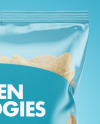 Plastic Bag With Frozen Pierogies Mockup