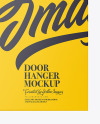 Door Hanger Mockup