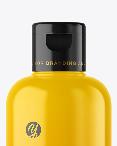 Glossy Cosmetic Bottle Mockup