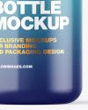 Glossy Bottle w/ Metallic Cap Mockup