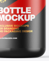 Glossy Bottle w/ Metallic Cap Mockup