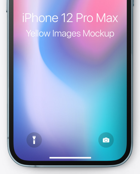 Apple iPhone 12 Pro Max Pacific Blue Mockup