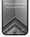 Apple iPhone 12 Pro Max Silver Mockup