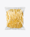 Plastic Bag With Frozen Corn Mockup