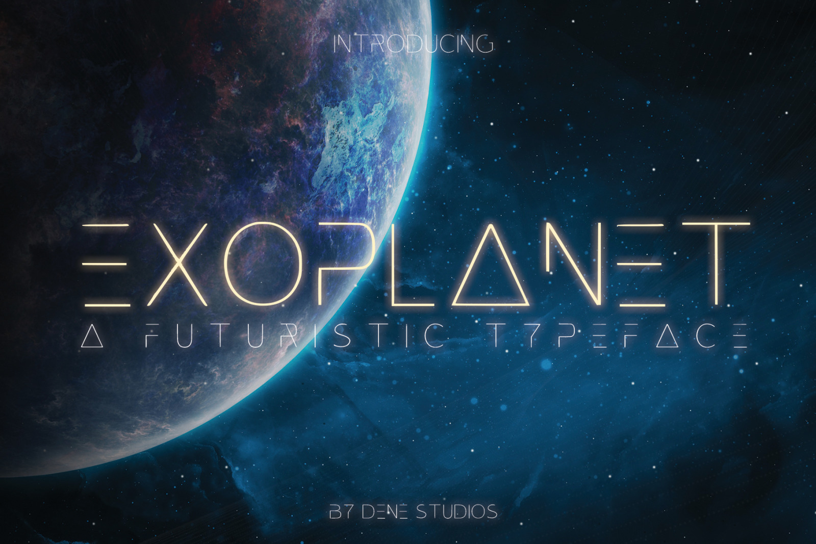 EXOPLANET - A Futuristic Typeface