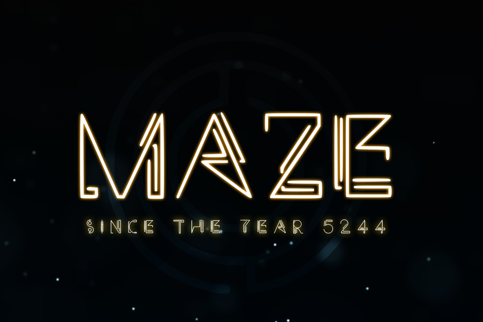 MAZE - A Technical Typeface