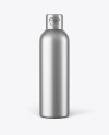 Matte Metallic Cosmetic Bottle Mockup