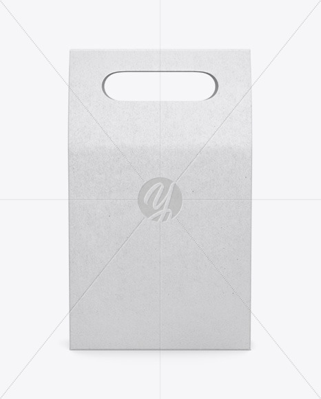 Kraft Paper Bag with a Window Mockup