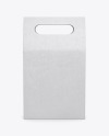 Kraft Paper Bag with a Window Mockup