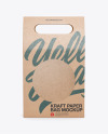 Kraft Paper Bag with a Window Mockup