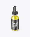 Glass Dropper Oil Bottle with Paper Box Mockup