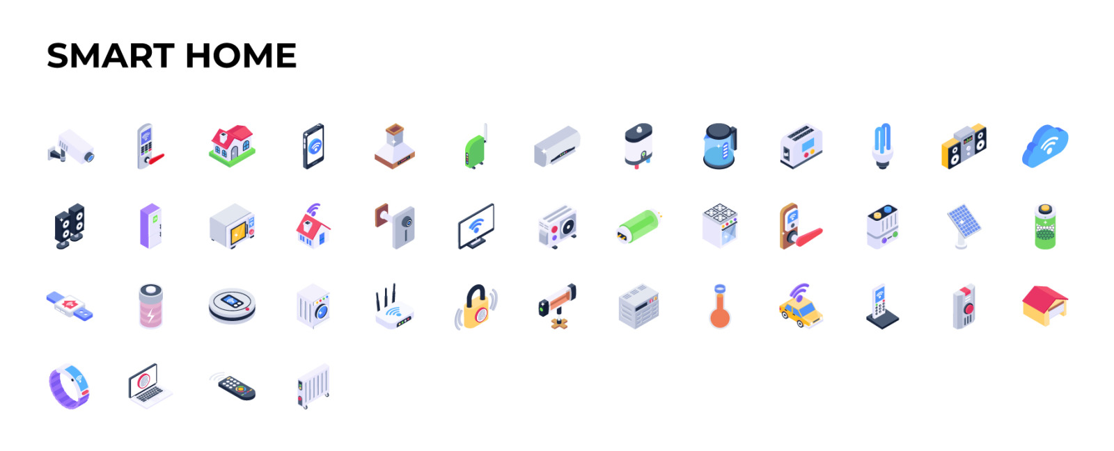 2500+ Isometric Icons 2500+ Isometric Icons