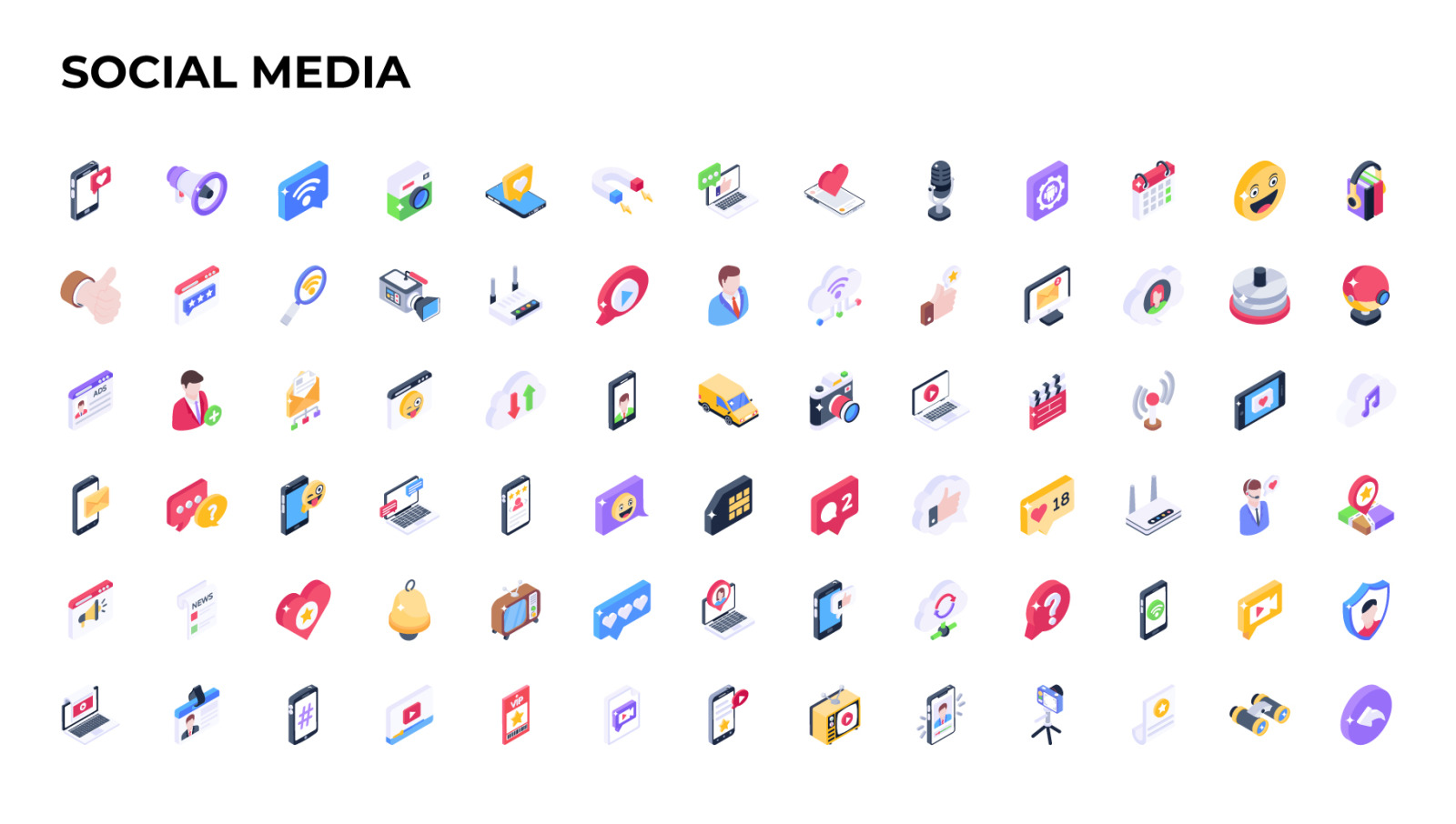 2500+ Isometric Icons 2500+ Isometric Icons