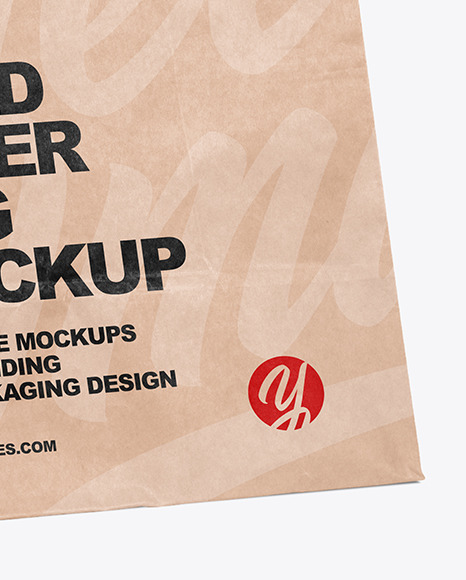 Kraft Paper Food Bag Mockup