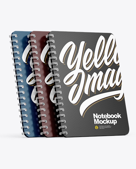 Set of Notebooks Mockup