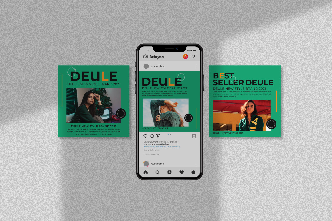 Deule Instagram Template