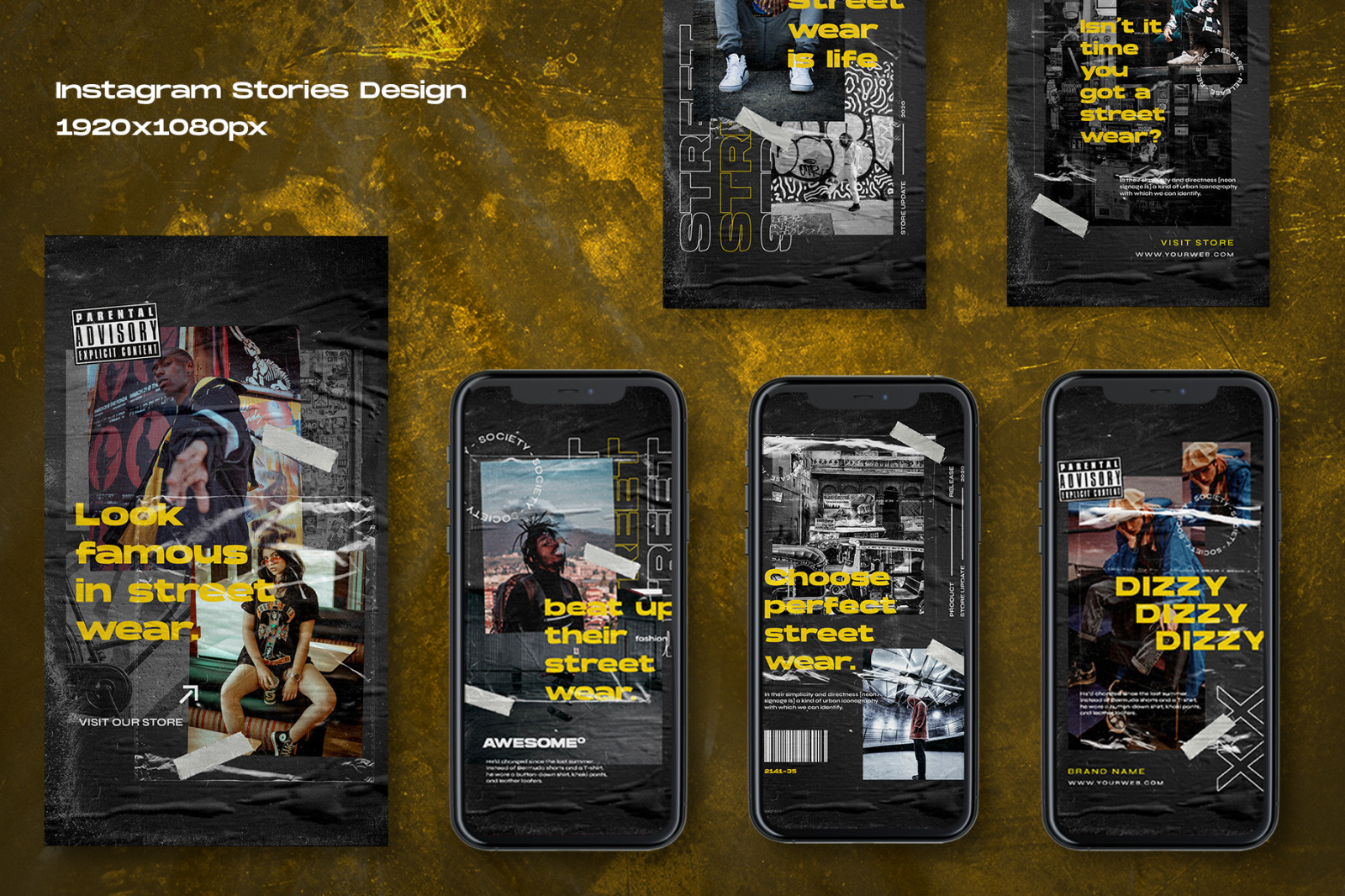 Noier - Instagram Stories & Post Template Noier - Instagram Stories & Post Template