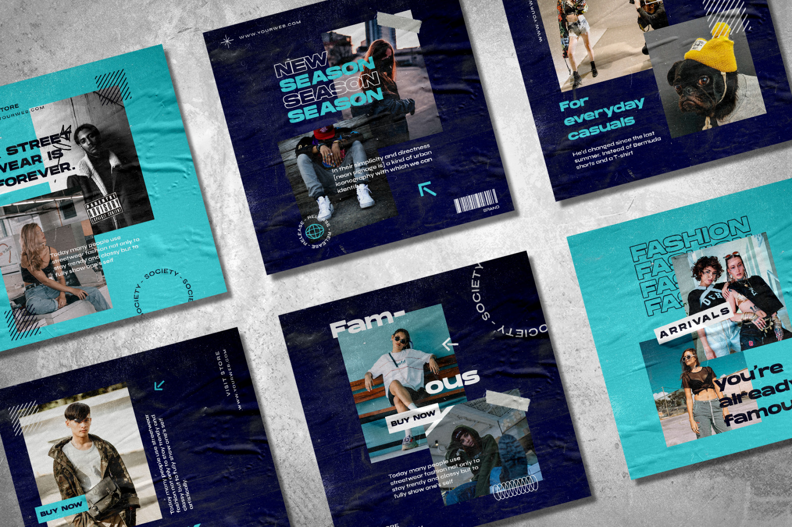 Bluez - Instagram Stories & Post Template Bluez - Instagram Stories & Post Template