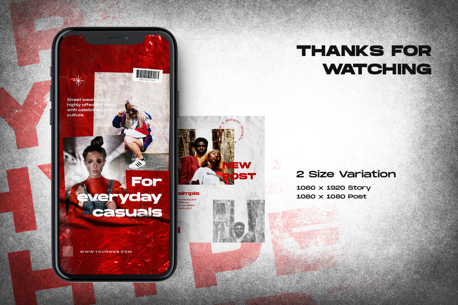 Crewd - Instagram Stories & Post Template Crewd - Instagram Stories & Post Template