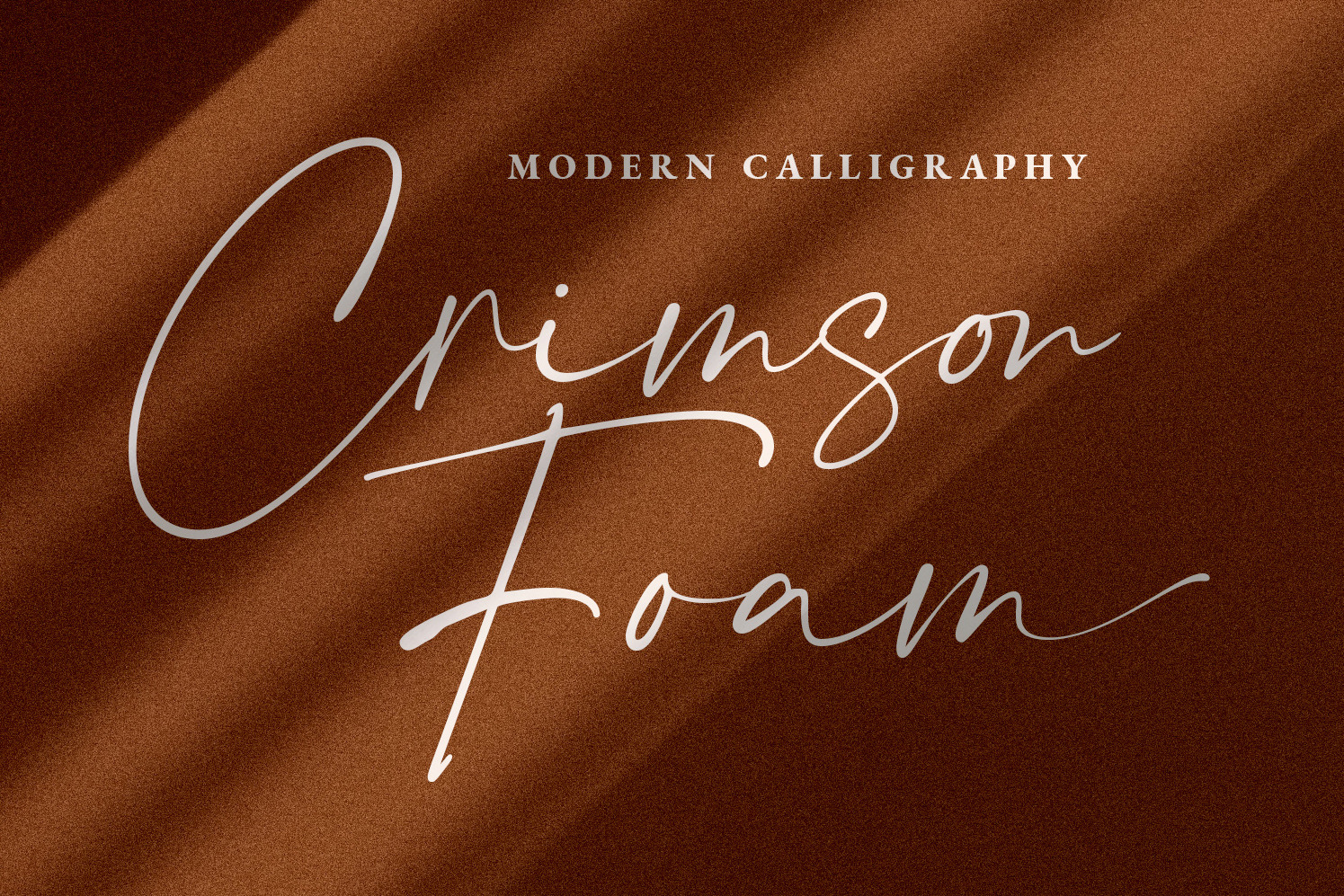 Crimson Foam Stylish Font Crimson Foam Stylish Font