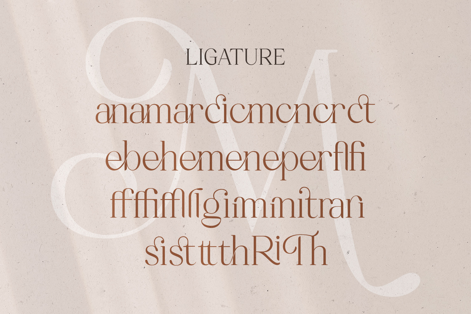 Mitchaella Luxury Unique Serif Mitchaella Luxury Unique Serif