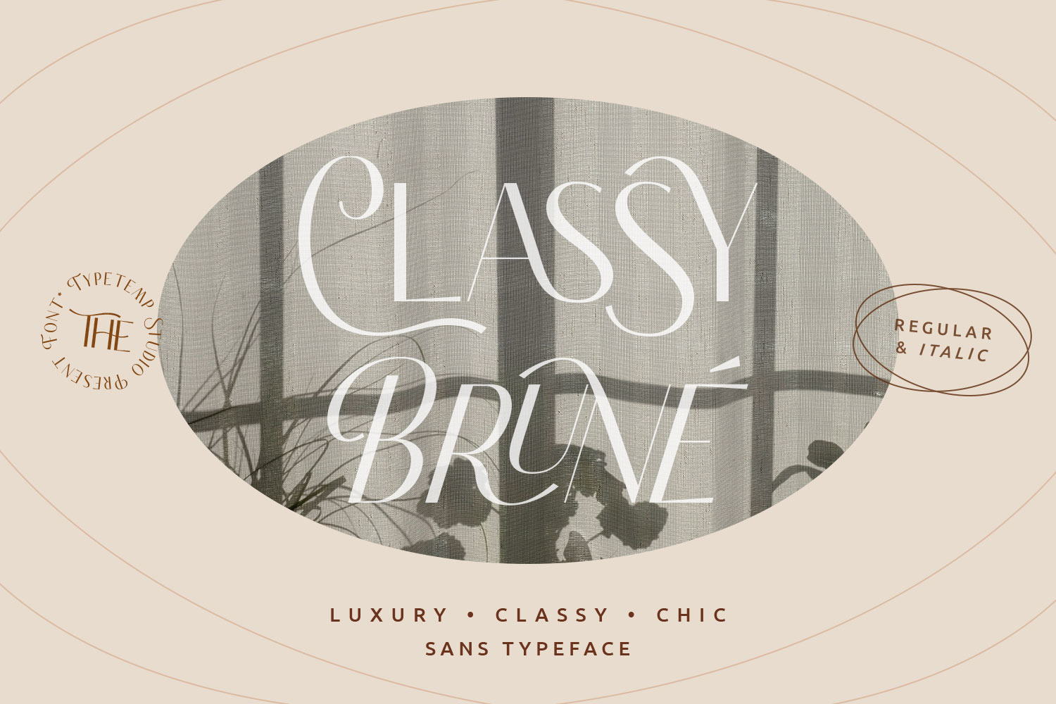 Classy Brune Sans Serif Typeface Classy Brune Sans Serif Typeface