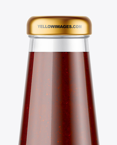 BBQ Sauce Bottle Mockup