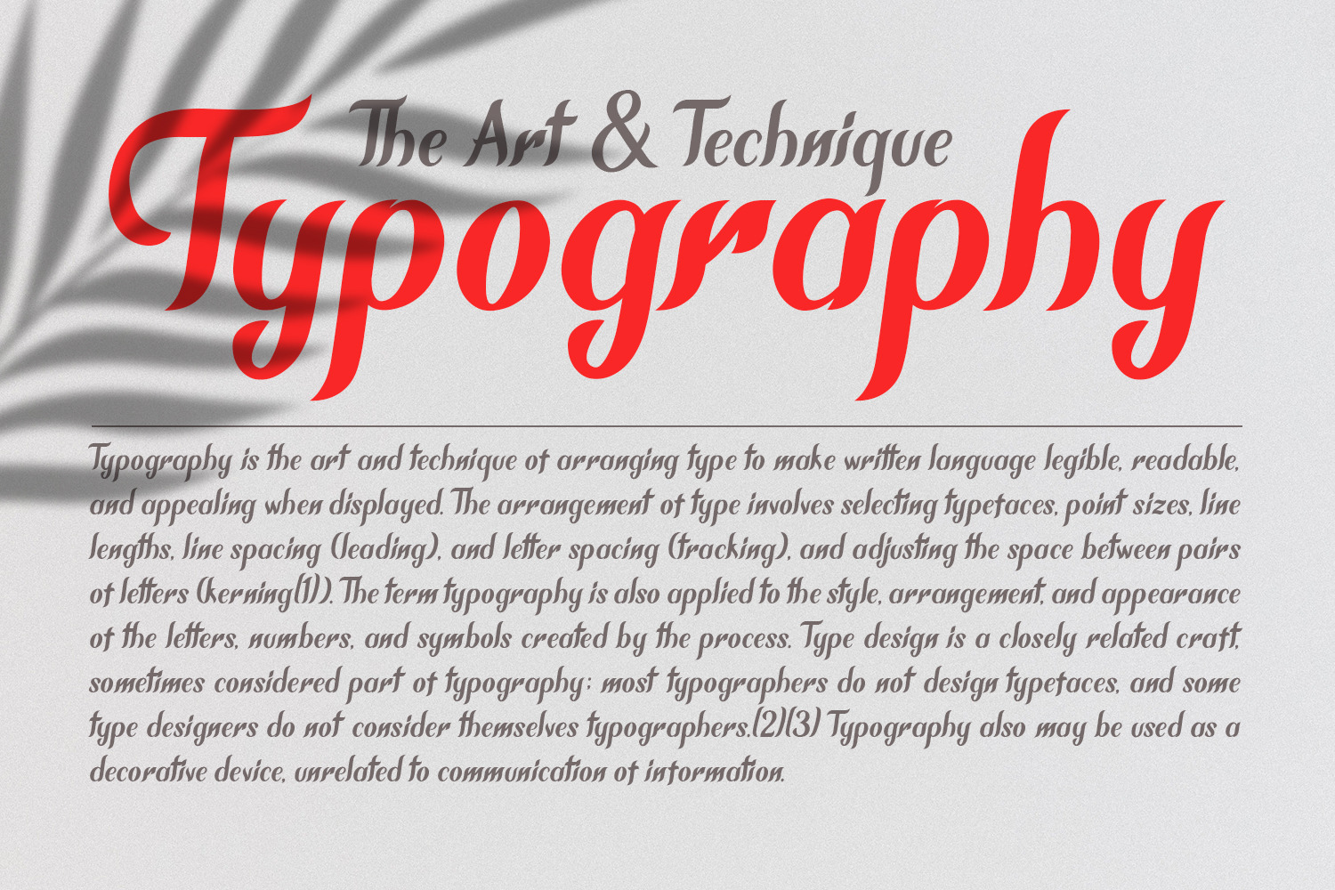 Chameron Modern Serif Chameron Modern Serif