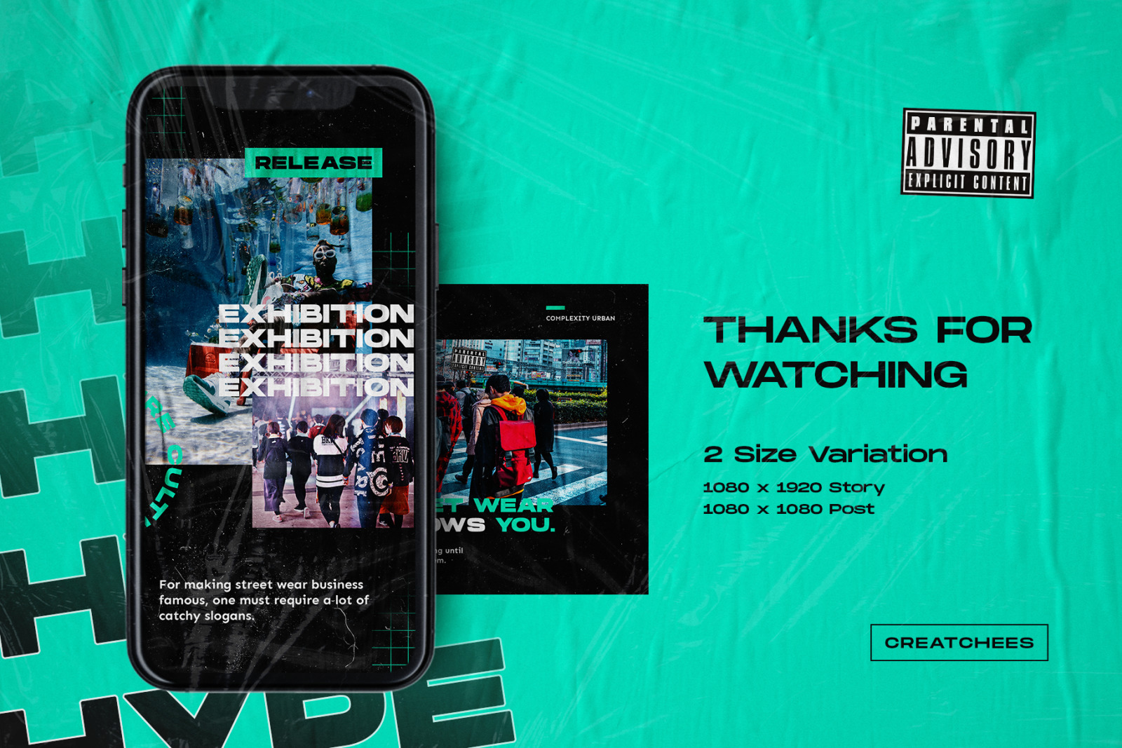 Hypebae - Instagram Stories & Post Template Hypebae - Instagram Stories & Post Template