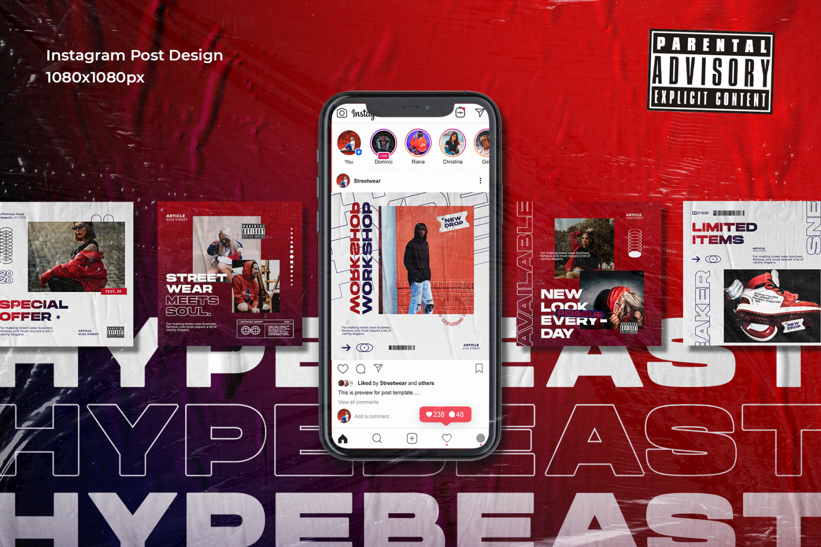 Steed - Instagram Stories & Post Template Steed - Instagram Stories & Post Template