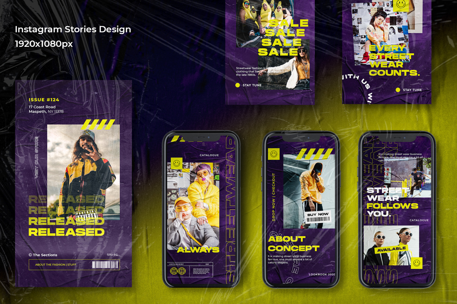 Coast - Instagram Stories & Post Template Coast - Instagram Stories & Post Template