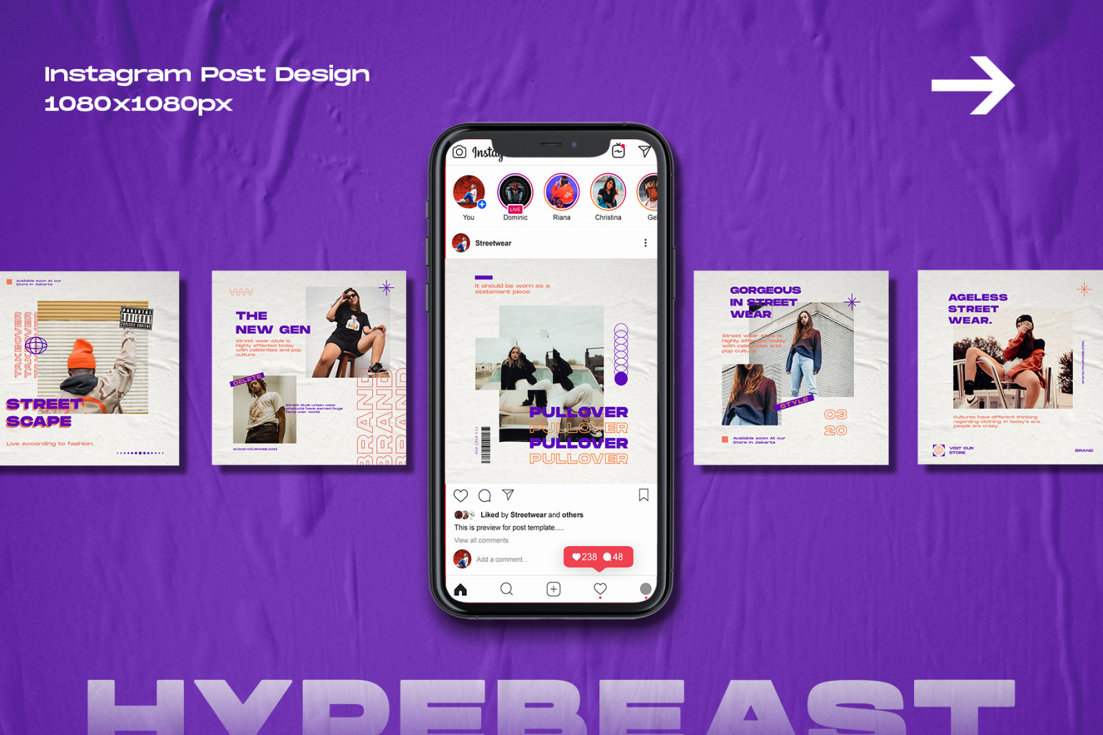 Youngs - Instagram Stories & Post Template Youngs - Instagram Stories & Post Template